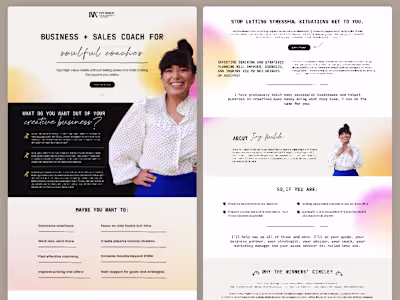 IVY Malik – UI/UX Landing