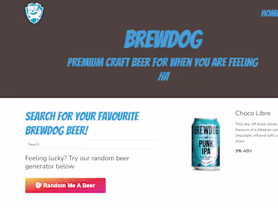 Brewdog Website