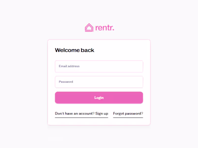 Rentr — Modern Rental Web App UI (Next.js + TypeScript)