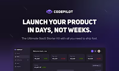 Codepilot - The Ultimate SaaS Starter Kit