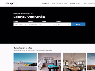 Dynamic Website for Holiday Rental Company