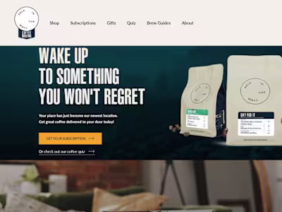 Shopify store developement from the Wireframe