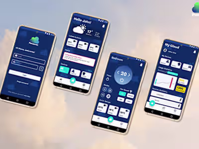 Panasonic Comfort Cloud App Prototype