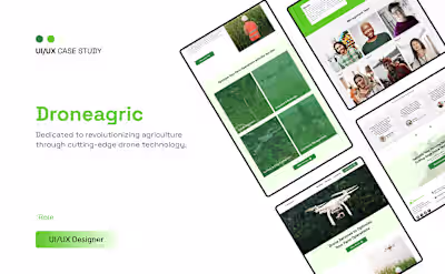 Case Study - Droneagric UI/UX Website Design : Behance