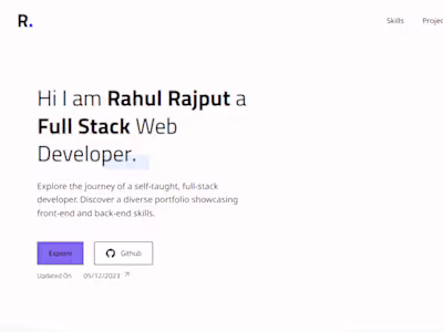 Personal Portfolio
