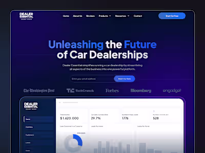 Dealer Essential – All-in-One Platform for Car Dealerships