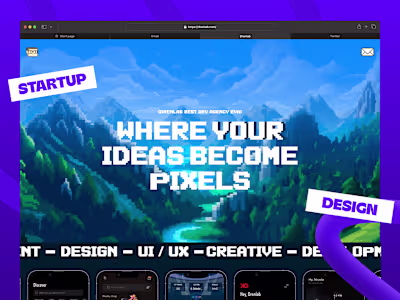 Drenlab – Bold & Expressive Website for a Tech Agency