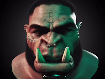 orc 3d character
