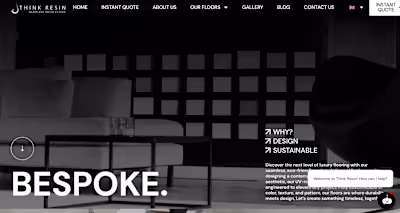 Construction Business Website + CRM