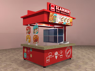 SLAMMIN Food Stall Design