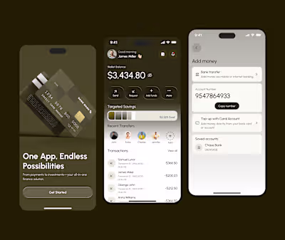 Fintech App Design for Seamless Money Management