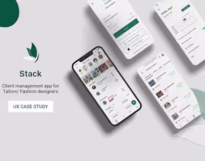 Client management app for Tailors/ Fashion designers:: Behance
