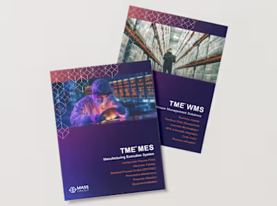 Product Brochures for Manufacturing Software Solution Company