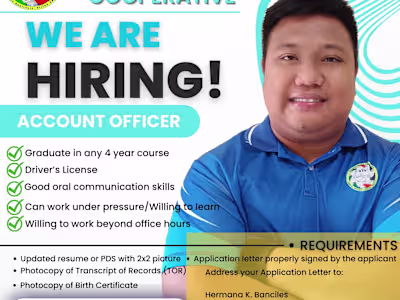 HIRING BANNER FOR A COMPANY