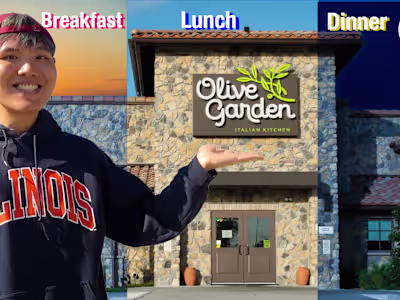 Joseph Oh – Will I SURVIVE Eating Olive Garden for 24hrs?