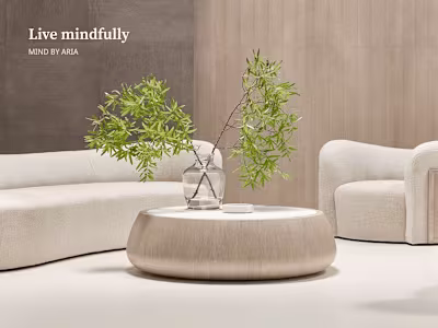 Aria - Website Design for a Minimal Furniture Brand