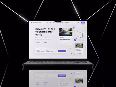 Real Estate Website Example
