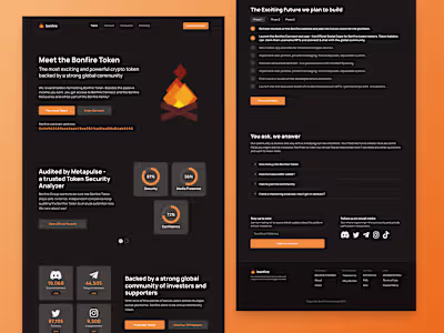 Crypto Website Design