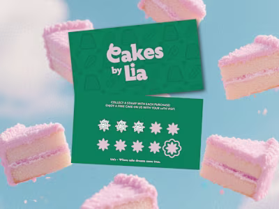Brand Identity & Brand Stationery - Cakes by Lia