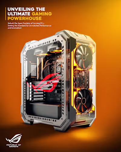 3D Render for ROG (Republic Of Gamers)