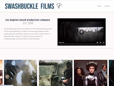 Website Redesign for Production Company 