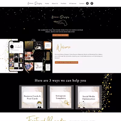 Kameca Designs (Wordpress Custom Code Development)