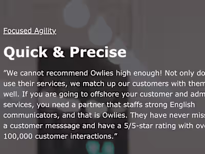 Customer Support for e-commerce 