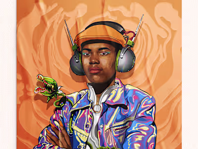 Eccentric: Vector Illustration