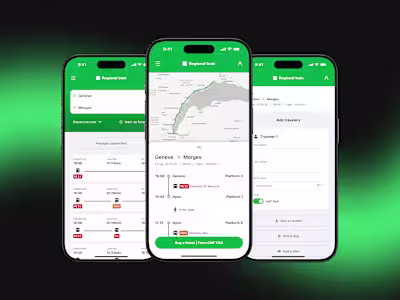 Regional Transport App Redesign