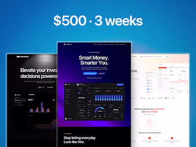 Framer landing page project - $500