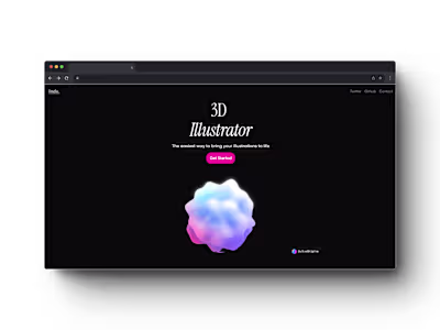 3D illustrator