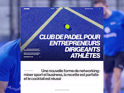 Sphère – Website Design
