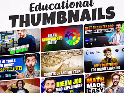 Educational Thumbnail Design