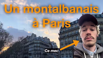 Un montalbanais à Paris - YouTube