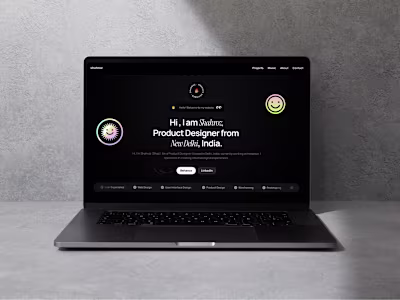 ProductFolio: Designer's portfolio