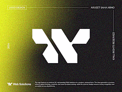 Letter "W" - Logo for a Creative Agency (Link below 👇) The ...