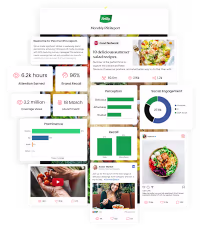 Visual PR Report Design for Releasd