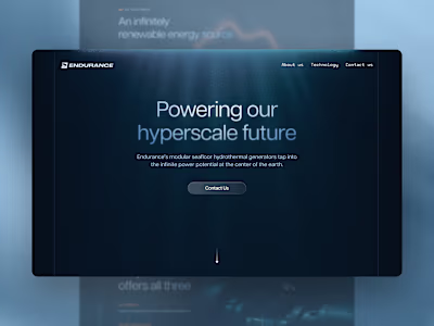 Framer Design for Endurance Energy