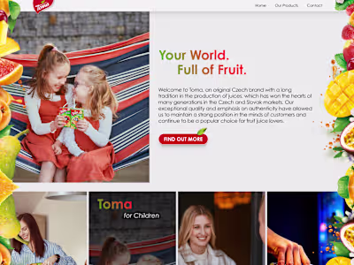 Toma | Framer Redesign, Responsive Design, Custom Components