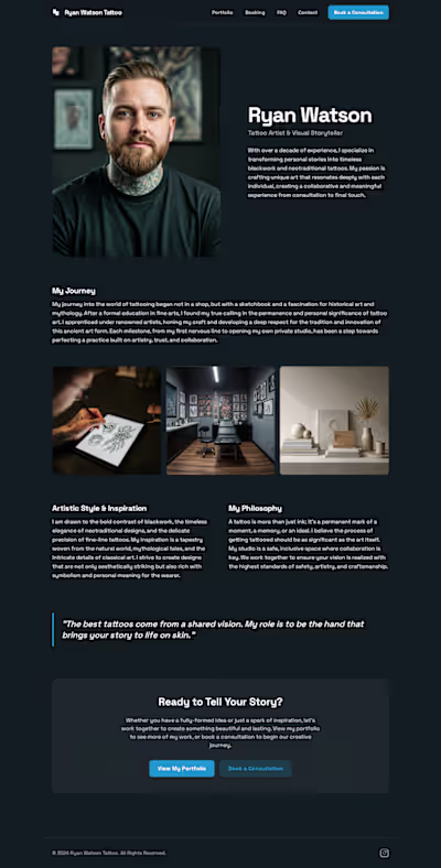 Tattoo Artist Personal Brand 😍