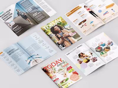 Graphic Design for Today Magazine