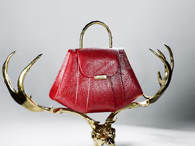 RED LUXURY BAG CGI