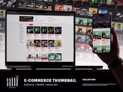 Sakha Coffee: E-Commerce Thumbnail Collection