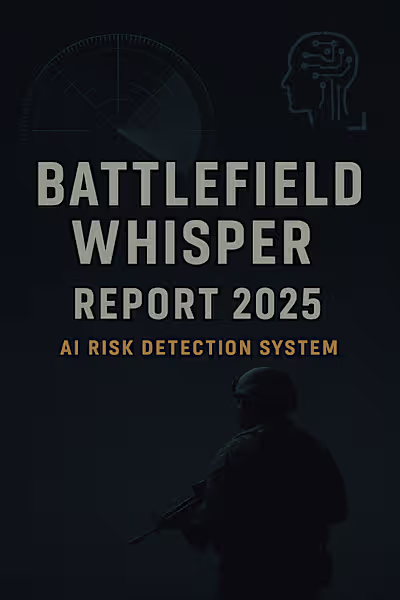 Battlefield Whisper – Multimodal Risk Detection Research Report 