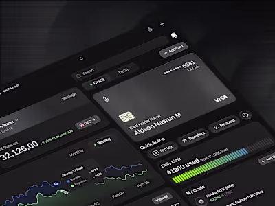 Vaulta - Finance ⏐ Dashboard