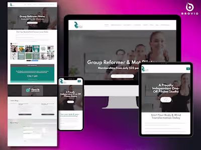Engaging and Responsive Website Redesign for Reform Studios