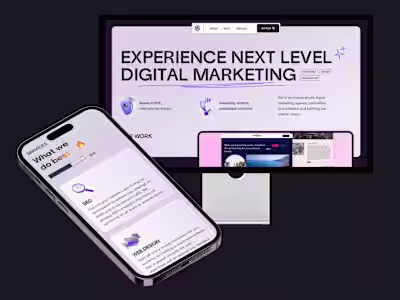 Agency site redesign