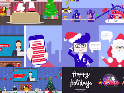 Enginess Animated Holiday Card Series