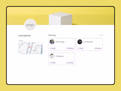 Picktime — simpler booking UI/UX