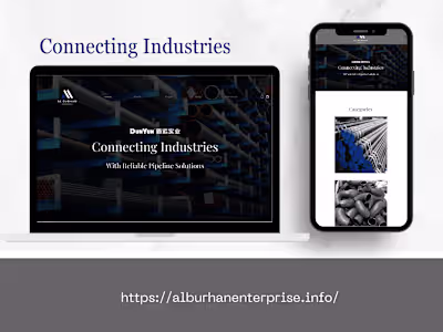 A B2B Business Basic Website